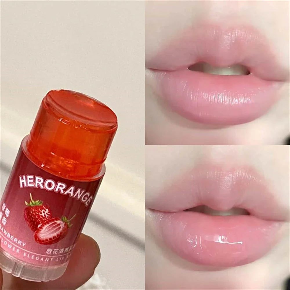 Transparent Coconut Fruit Lip Balm Care Moisturizing Fade Fine Lines Zpaxo 11 Strawberry