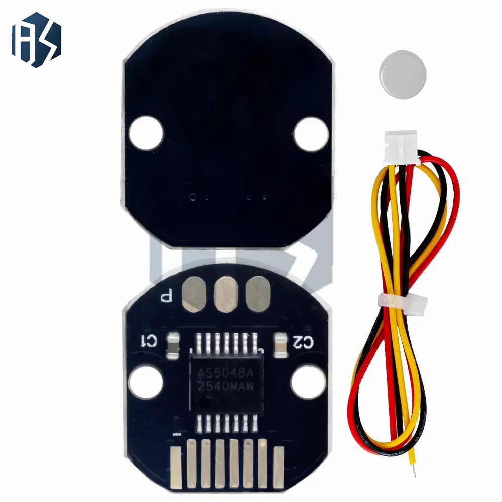 14Bit AS5048A Magnetic Rotary Encoder Module, SPI PWM Magnetic Angle Position Detection Sensor Board Zpaxo