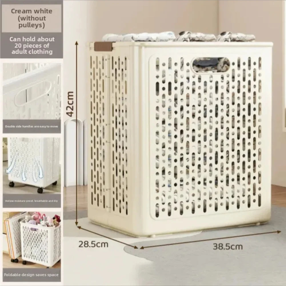 Dirty Basket Foldable Dirty Clothes Basket Dirty Clothes Storage Basket Laundry Basket Bathroom Toilet Clothes Artifact Zpaxo