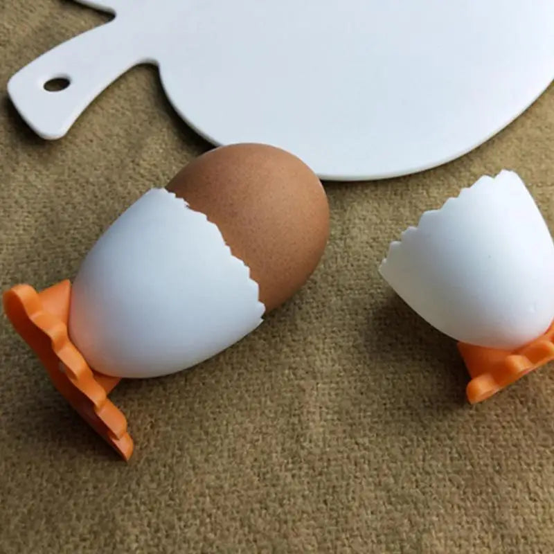Cute Silicone Egg Cup Holder Hard Soft Boiled Bowl Creative Eggs Cups