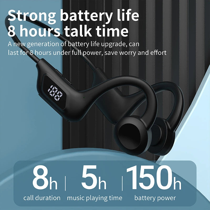 X7 Bone Conduction Wireless Earphone Sport Swimming Bluetooth 5 3