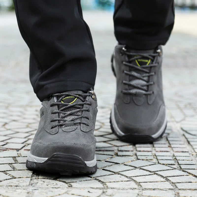 Hiking Shoes Men Autumn Winter Men's Non-slip Thick Sole Travel Zpaxo
