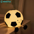 Novelty Football Silicone Night Light Rechargeable Sleeping Night Lamp with 3 Level Dimmable Nursery Bedside Lamp For Room Decor Zpaxo Night Light