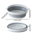 Foldable Strainer Double-layer Fruit Washing Kitchen Parents Daily