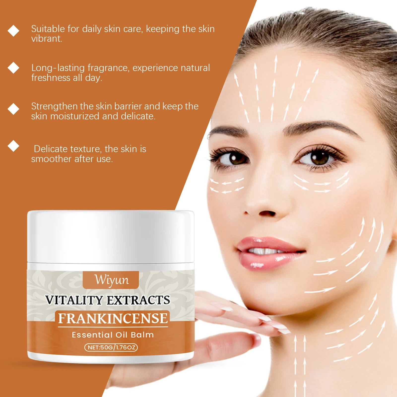 Frankincense Balm Increase Skin Elasticity Reduce Redness Antioxidant Soothing Improve Roughness Skin Moisturizing Face Cream Zpaxo