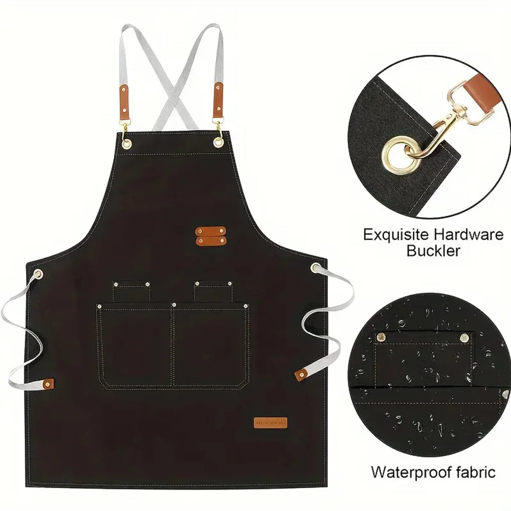 Multi-scene Work Apron Chefs Waiters Suitable Hotel Restaurant Coffee