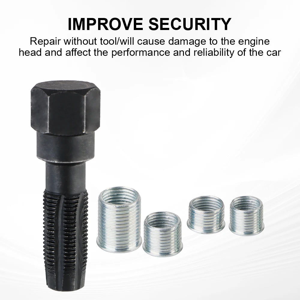 Thread Repair Tool Spark Plug Rethreader Car Cylinder Accessories M14