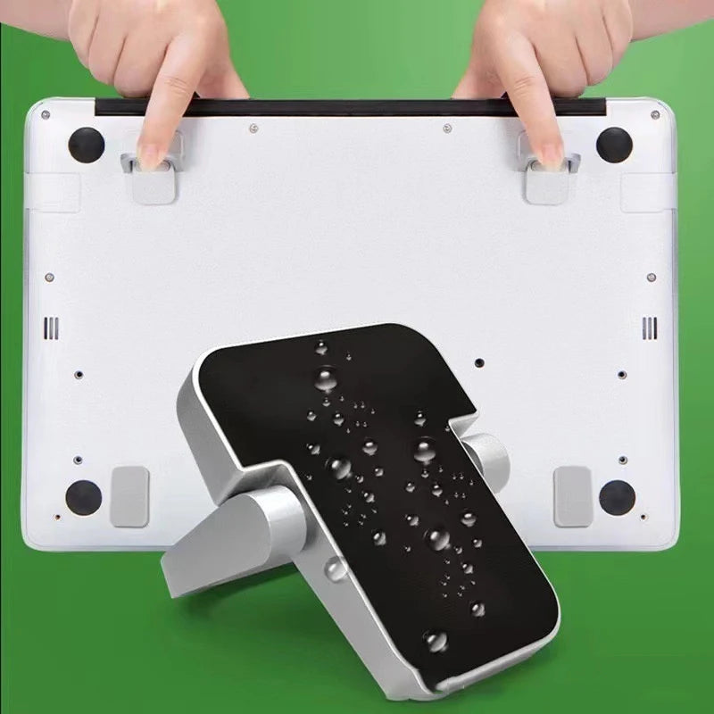 Foldable Mini Laptop Stand – Portable Riser for MacBook & Notebooks