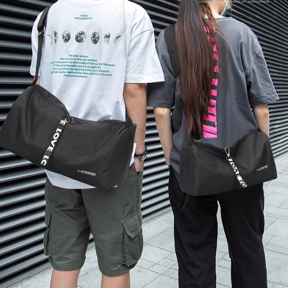 Portable Outdoor Fitness Gym Bags Multifunction Travel Handbag 600D