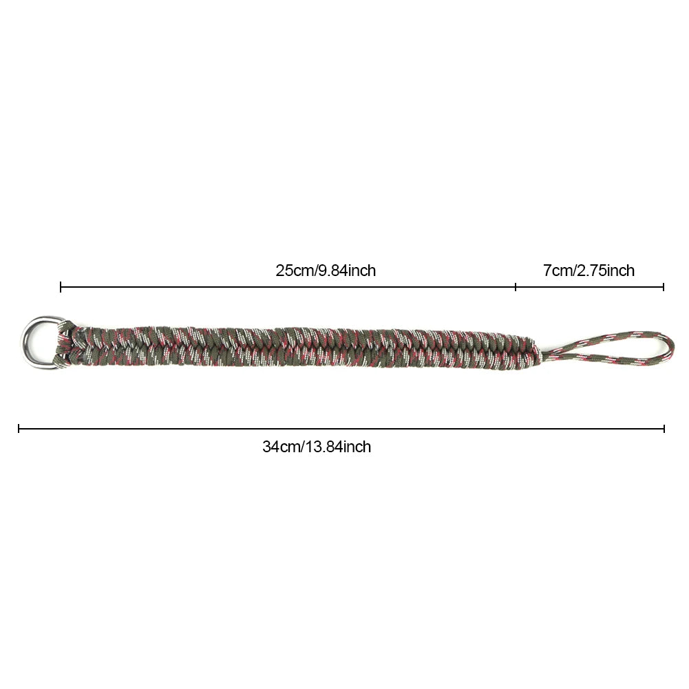 Handmade Woven Wrist Lanyard Adjustable Safety Strap Safer Connector