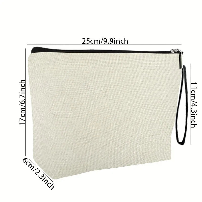 Large Capacity Cat Print Makeup Bag Women's Clutch Student Zipper