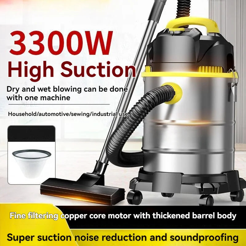 Vacuum Cleaner Dry And Wet Dual-use Household Commercial High-power Hotel Vacuum Cleaner Industrial Vacuum Cleaner Zpaxo