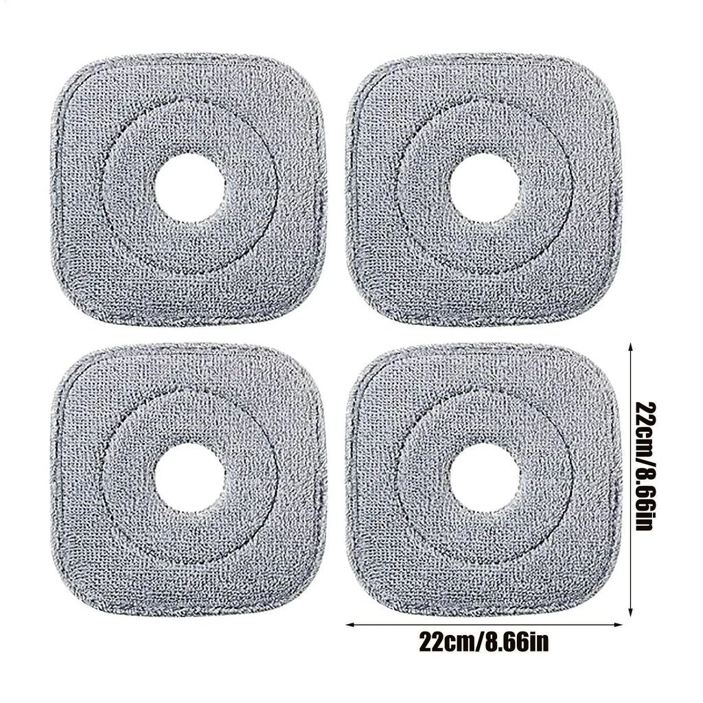 Mop Head Square Highly Absorbent Scrub Brush Deep Clean Microfiber Refills for Home Kitchen Bathroom Room Hardwood Floor Care Zpaxo