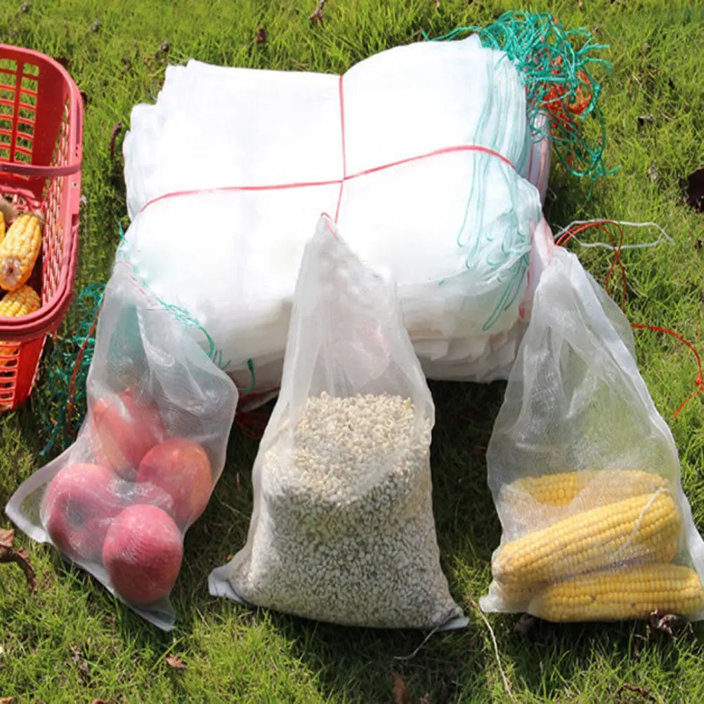 Filter Mesh Bag Nylon Drawstring Media Aquarium Garden Pond Remove