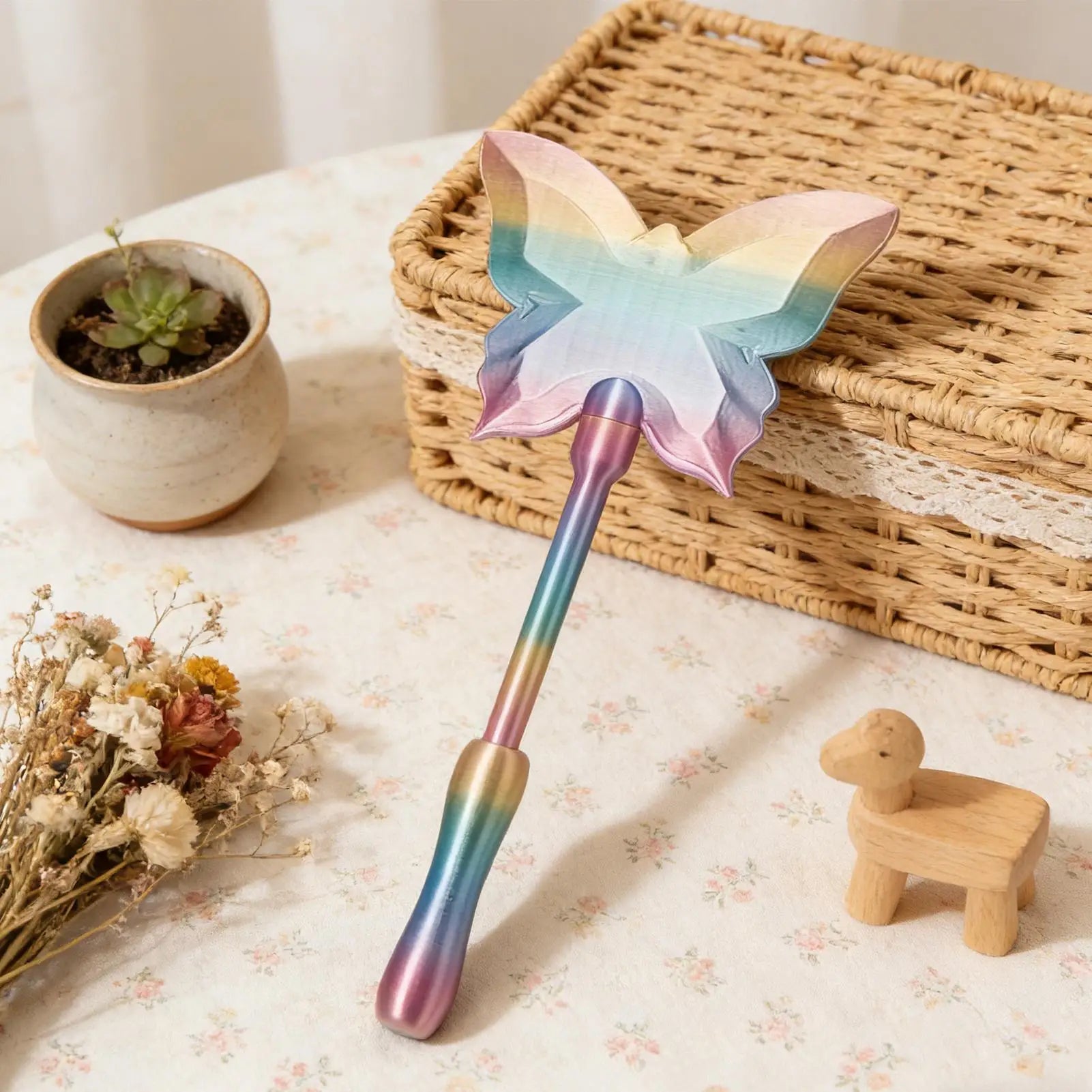 Pays Wands Butterfly Shape Contactless Retractable Prank Prop 3D