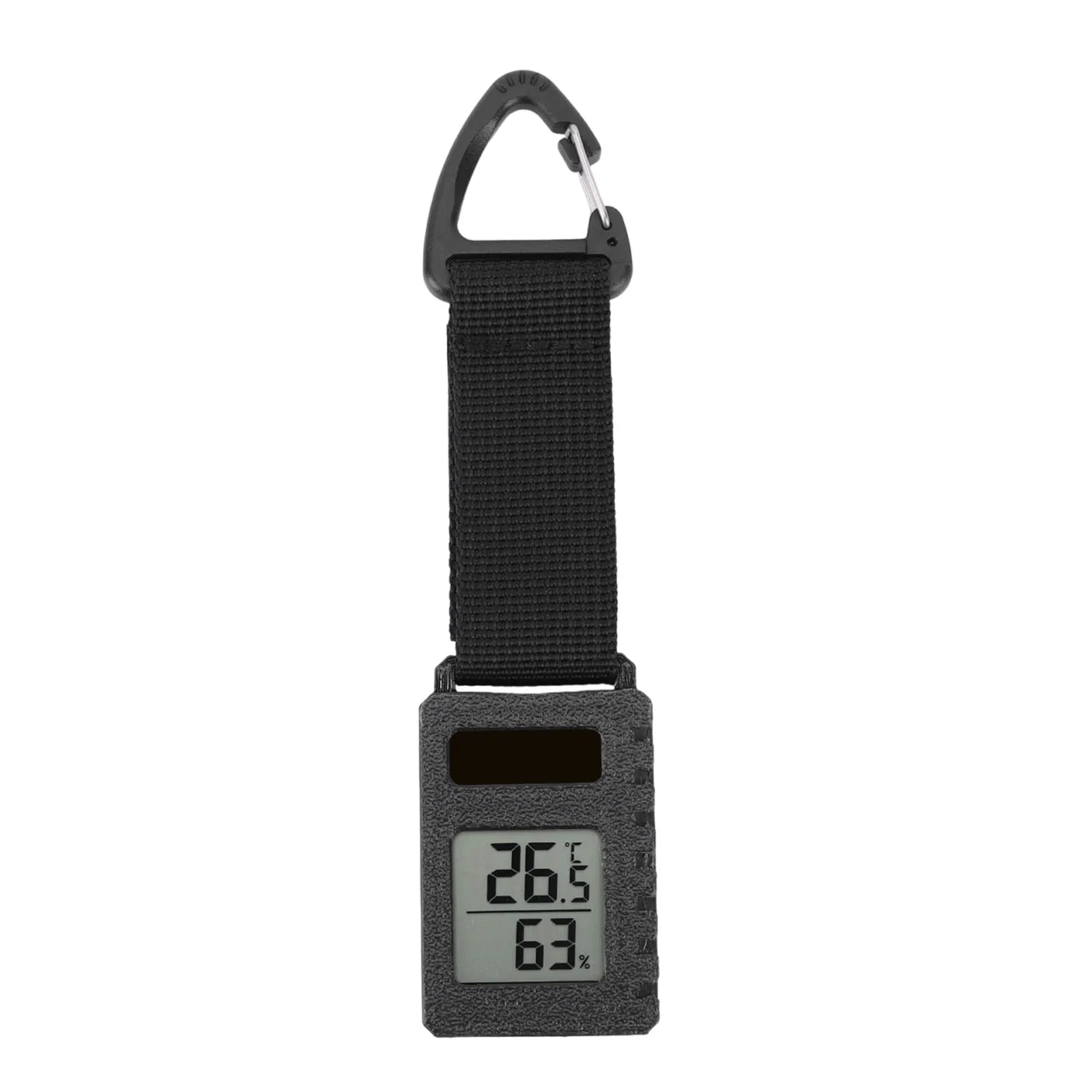 Backpacking Hiking Travel Thermometer Carabiner Clip Temperature