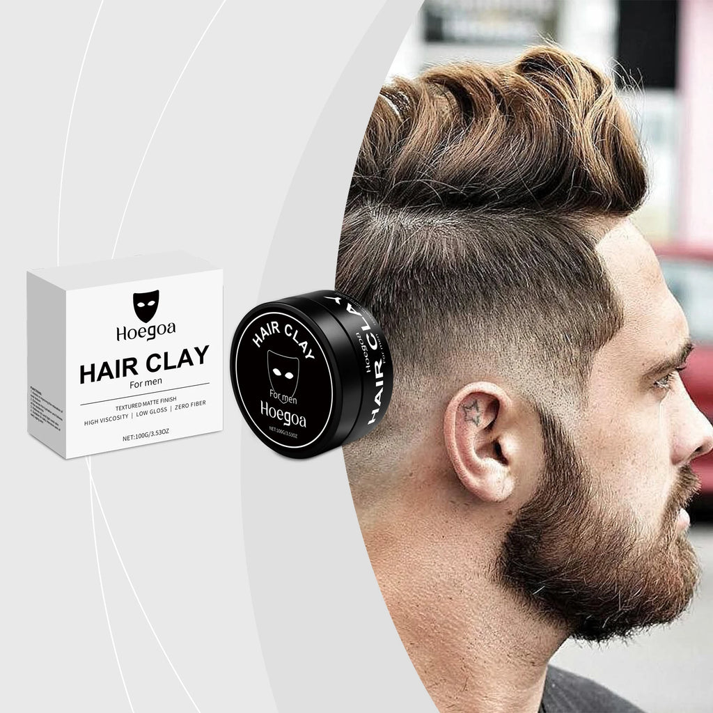 HOEGOA Men's Hair Styling Clay – Strong Hold & Matte Finish Hair Styling Clay Zpaxo
