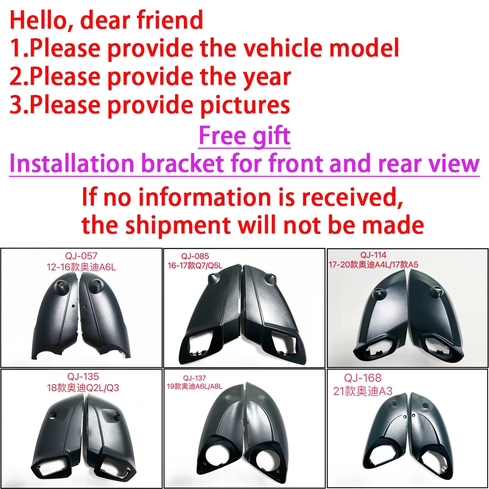 360 Android Car Camera 3D AHD 1080P Panoramic View 4 Square Cameras