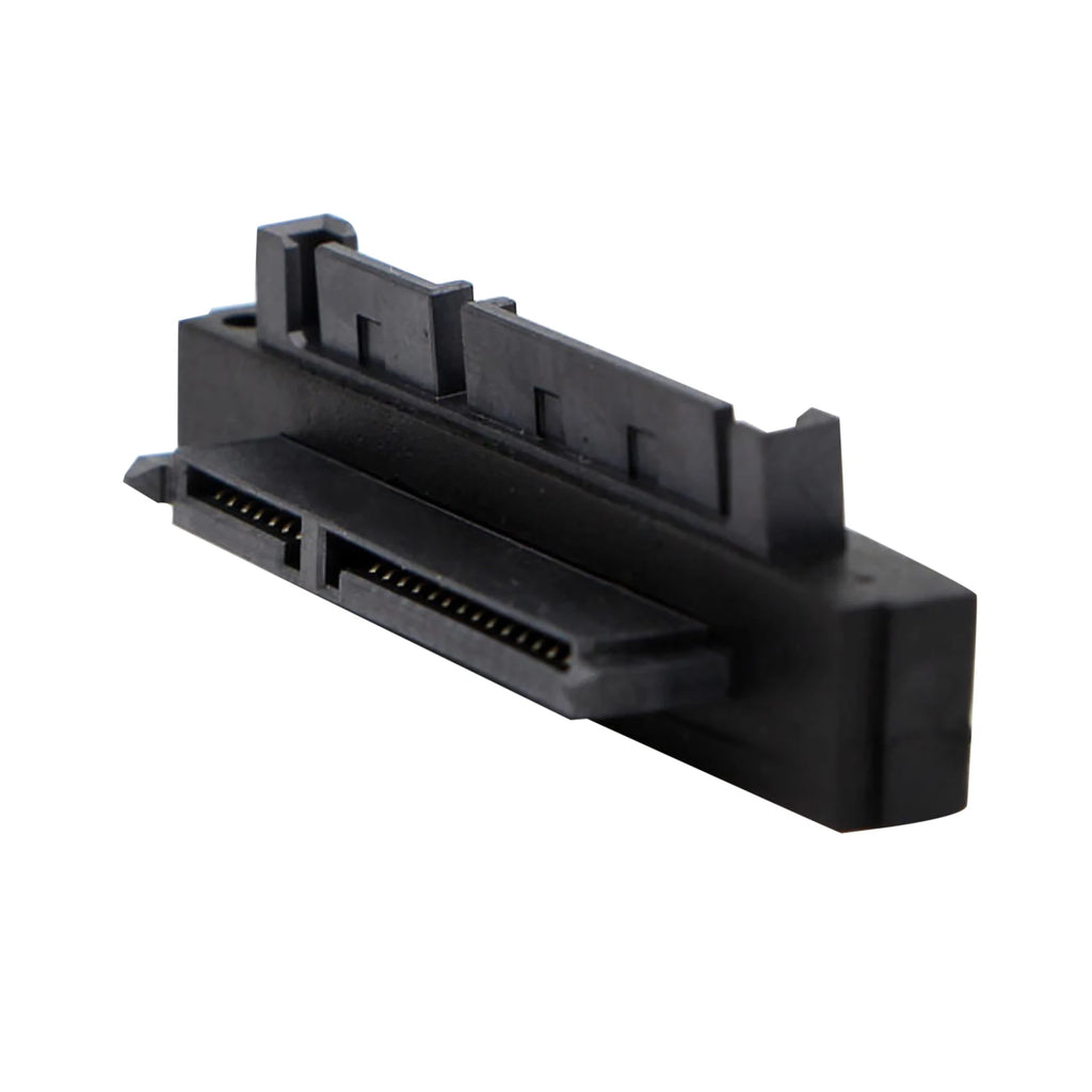 90 Degree Right Angled SATA 22Pin 7+15 Male to SATA 22Pin Female Connector Extension Convertor Adapter For Hard Disk Accessories