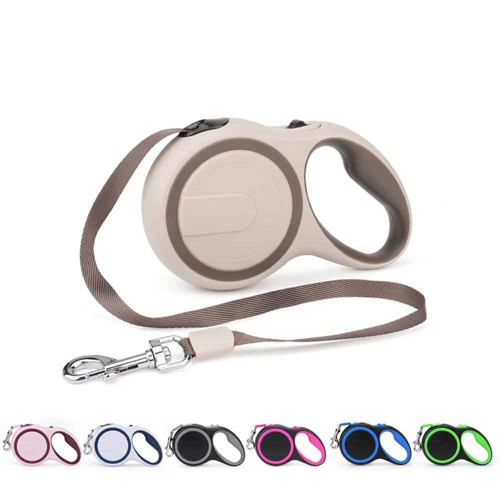 3m 5m Dog Leash Strong Nylon Puppy Lead For Small Medium Large Dogs Cats Automatic Retractable Durable Pet Supplies Zpaxo