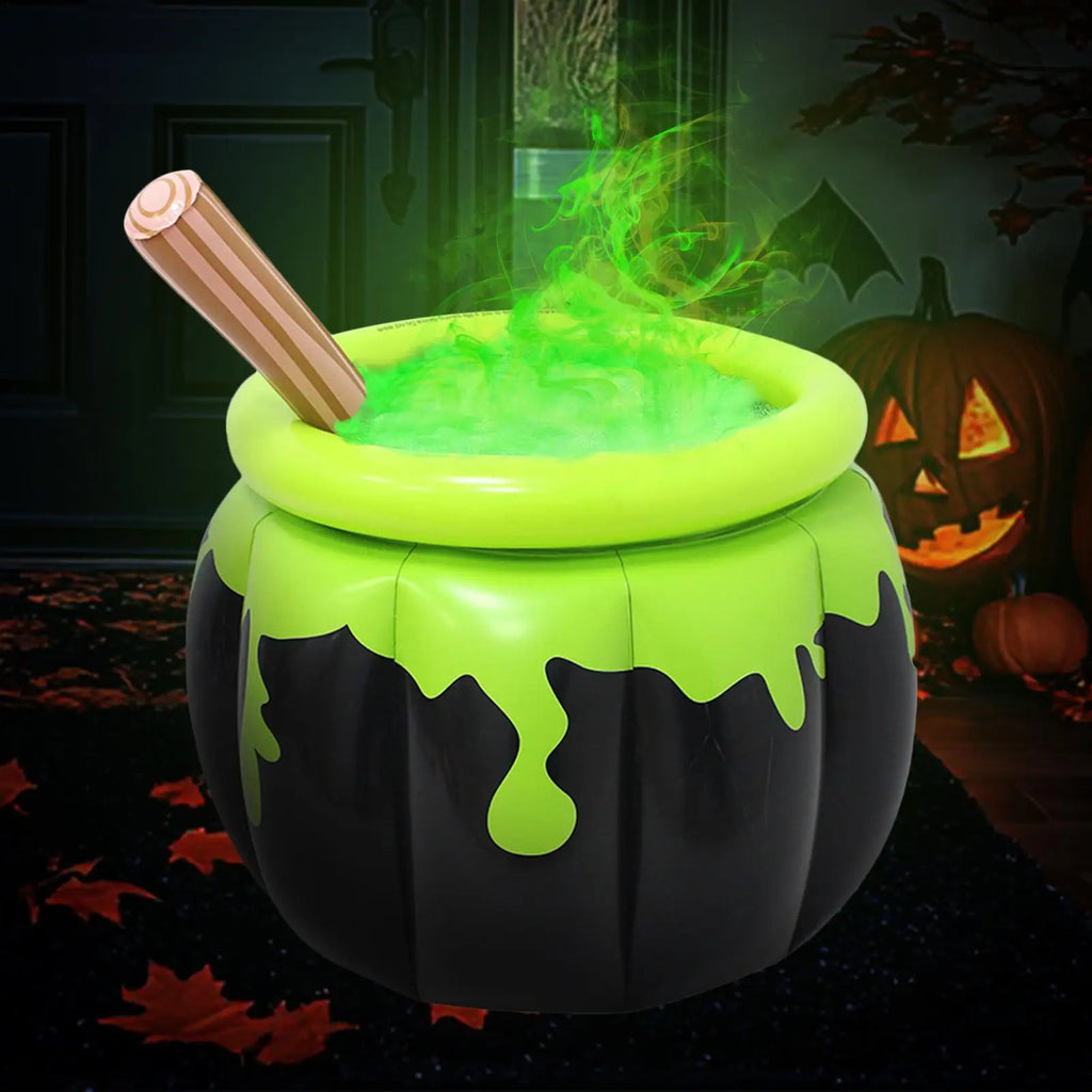 Halloween Inflatable Cooler Cauldron Ice Bucket Blow Up Beverage
