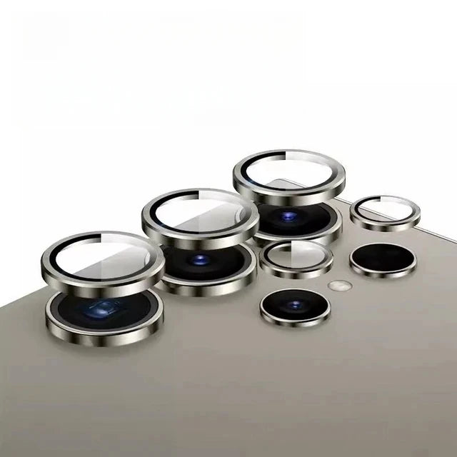 Camera Lens Protector Tempered Glass Samsung Galaxy S24 Ultra FE Zpaxo Gray For Galaxy S23 Ultra