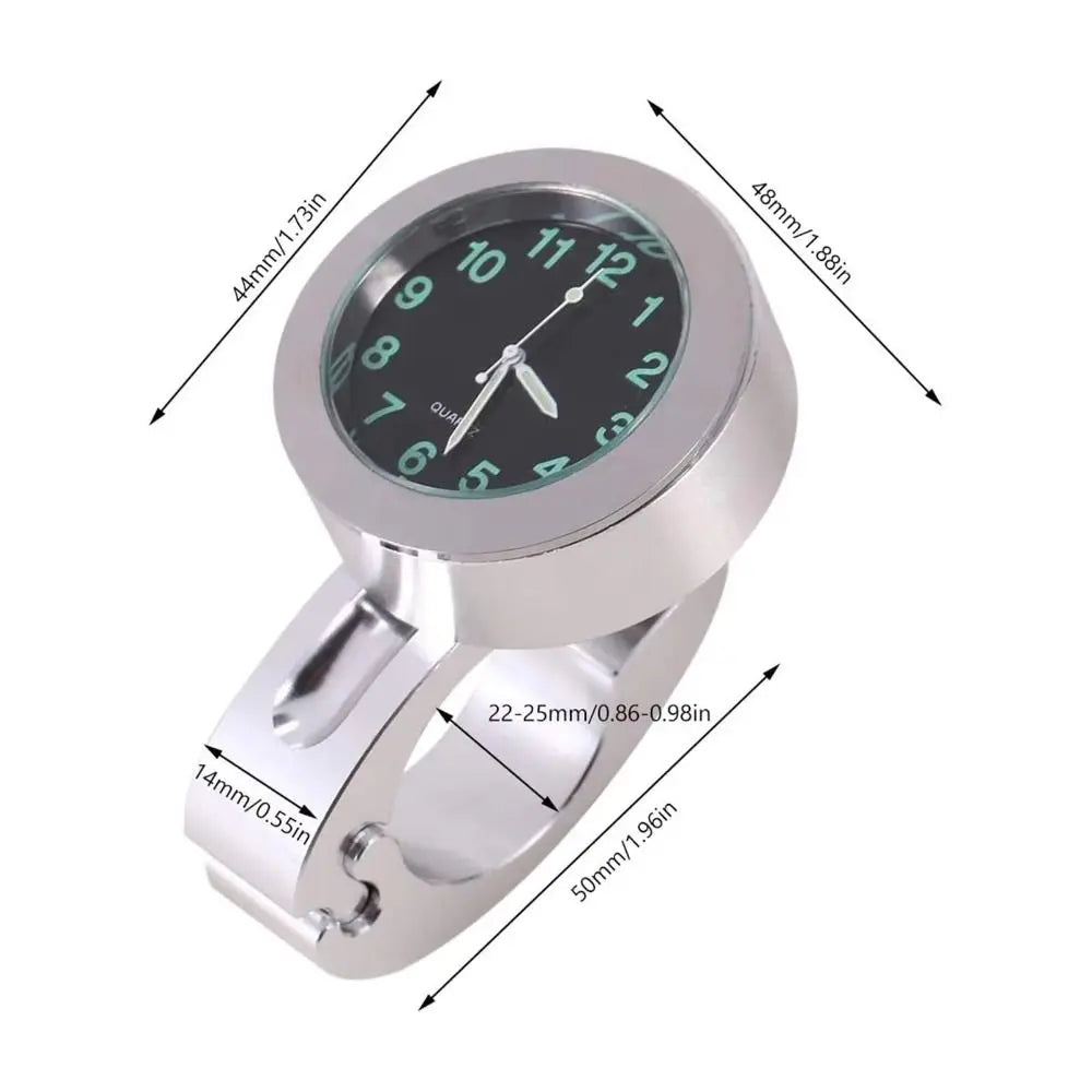 Waterproof Motorcycle Quartz Watch Aluminum Housing Luminous Zpaxo