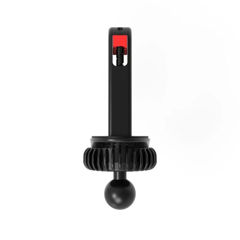 Rotundity Car Phone Holder Black Plastic Car Air Outlet Holder Clip Hidden Barb Style 17mm Ball Head Base Zpaxo