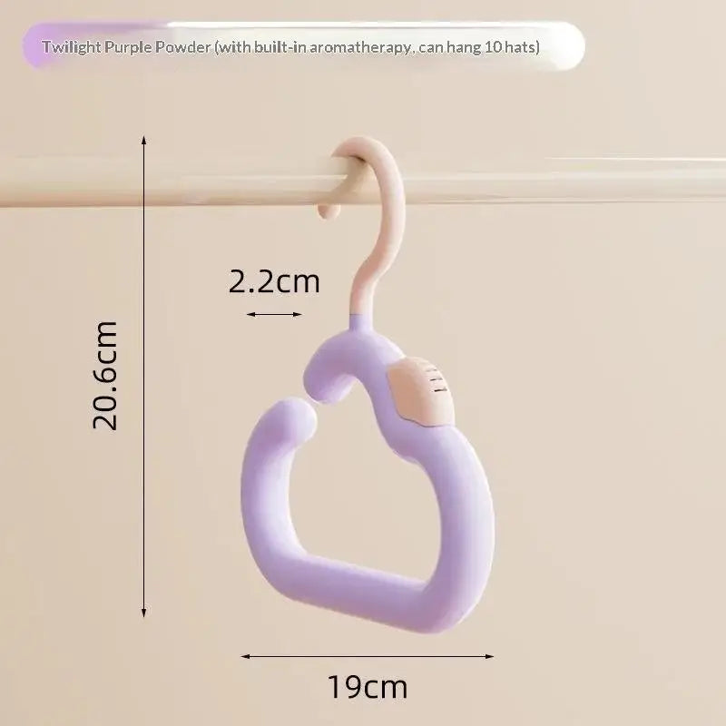 MRotatable Hat Storage Clothes Hanger Multi-function Hook Home Use