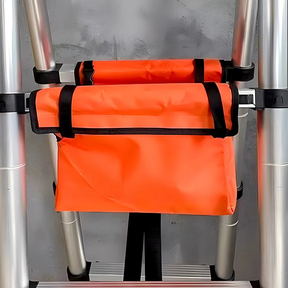 Oxford Cloth Folding Ladder Tool Bag Waterproof Storage Hanging
