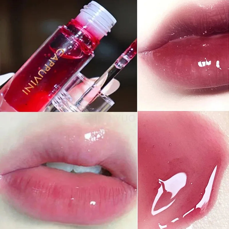 Water Light Lip Gloss Moisturizer Transparent Jelly Mirror Crystal