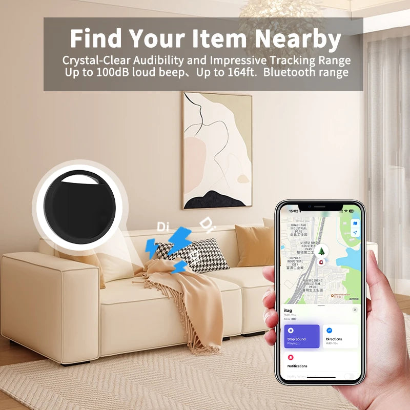4pcs Anti-lose Tracker For Apple Airtag Replacemen Via Find My Bluetooth GPS Tracker For Luggage Bag Kid Pet IOS MFi Key Finder Zpaxo