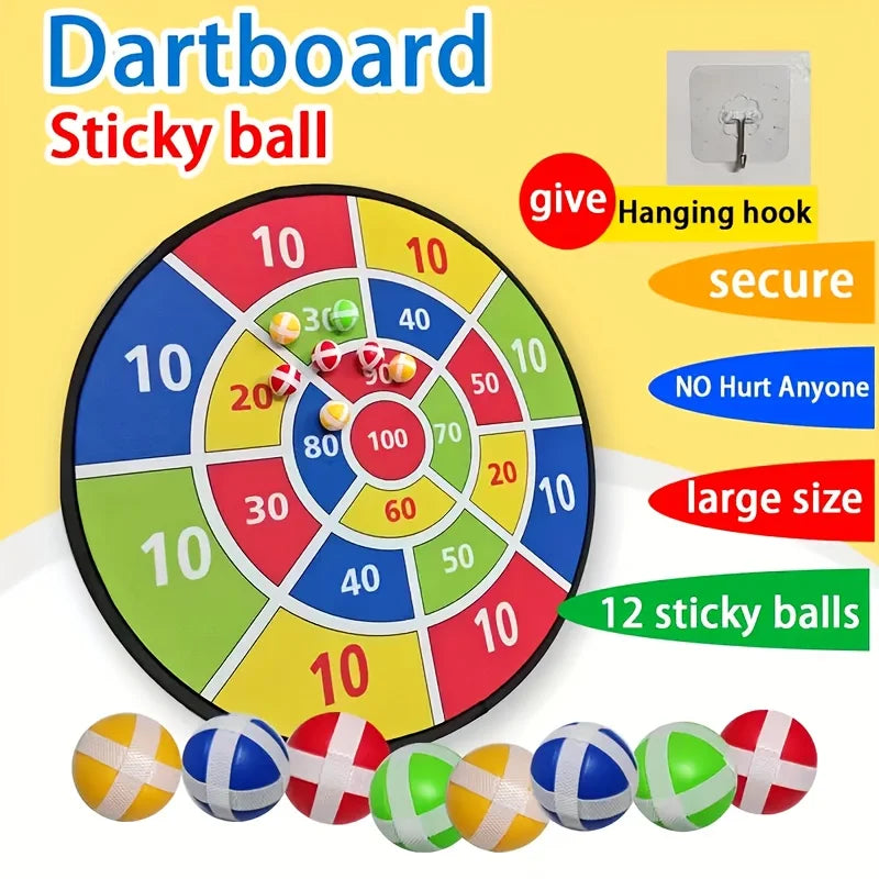 Children's Large Dart Board Game Foldable Convenient Indoor Outdoor