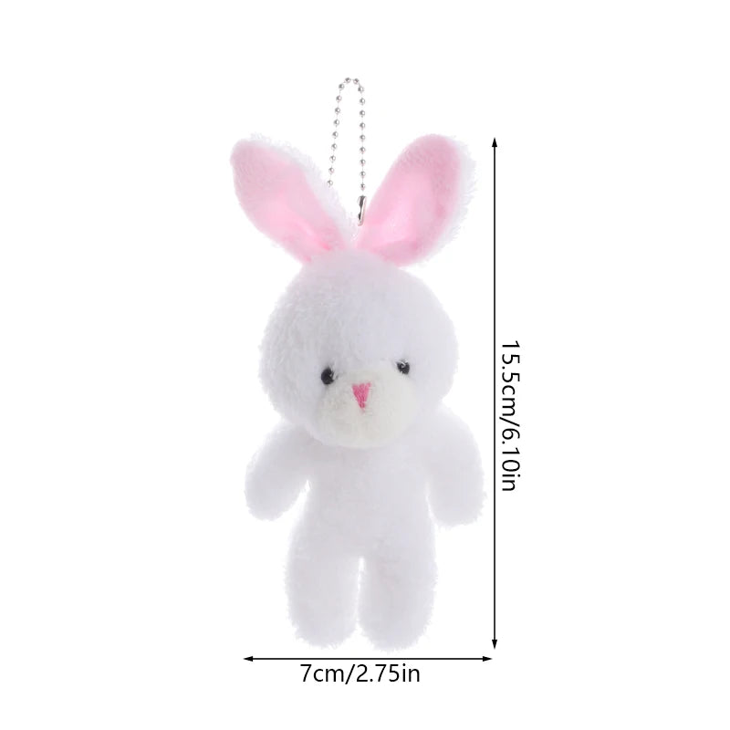 Easter Bunny Plush Toy Mini Rabbit Dolls Bouquet Basket Fillers Kids
