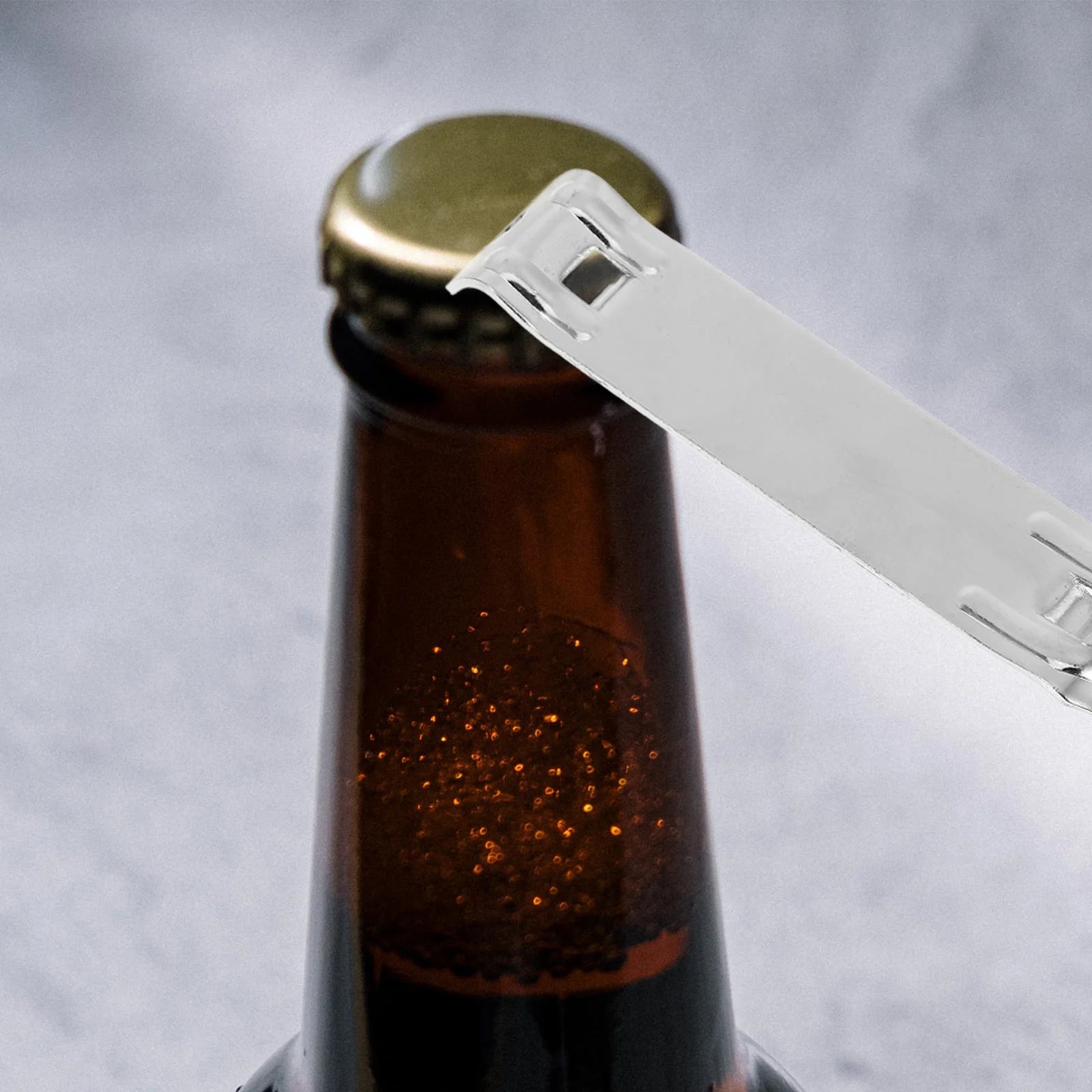 2 Pcs Stainless Steel Bottle Opener Magnetic Fridge Carabiner Key Silver Cap Soda Beer Vial Pharmacy Seal Openers Zpaxo
