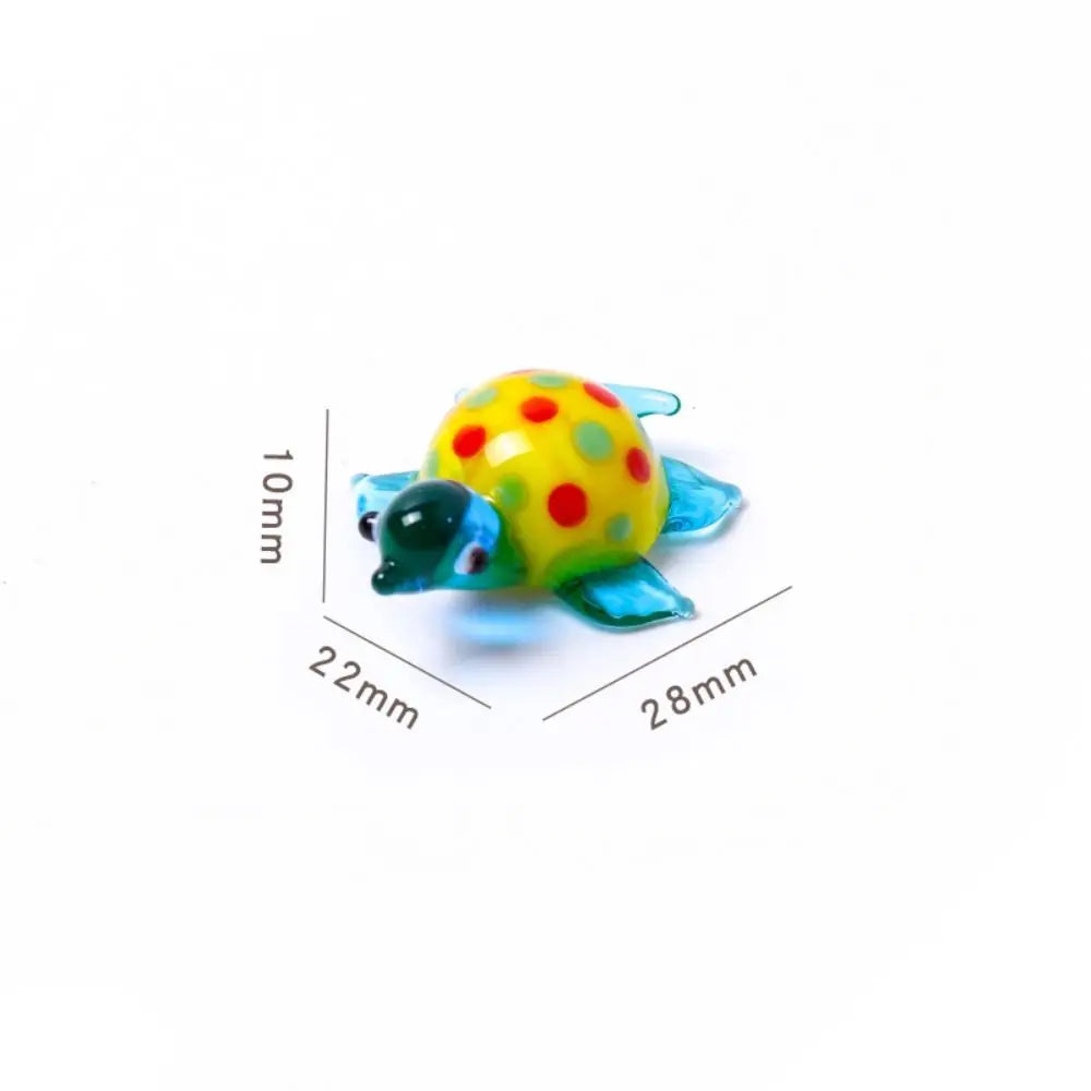Mini Handicraft Turtle Figurines Lightweight Vivid Animal Statue Turtle Lifelike Decorative Accessories Crafts Collection Zpaxo -6