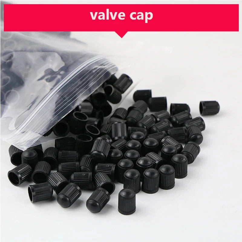 Plastic Tire Valve Dust Caps – 10–100 Pack | Schrader Valves