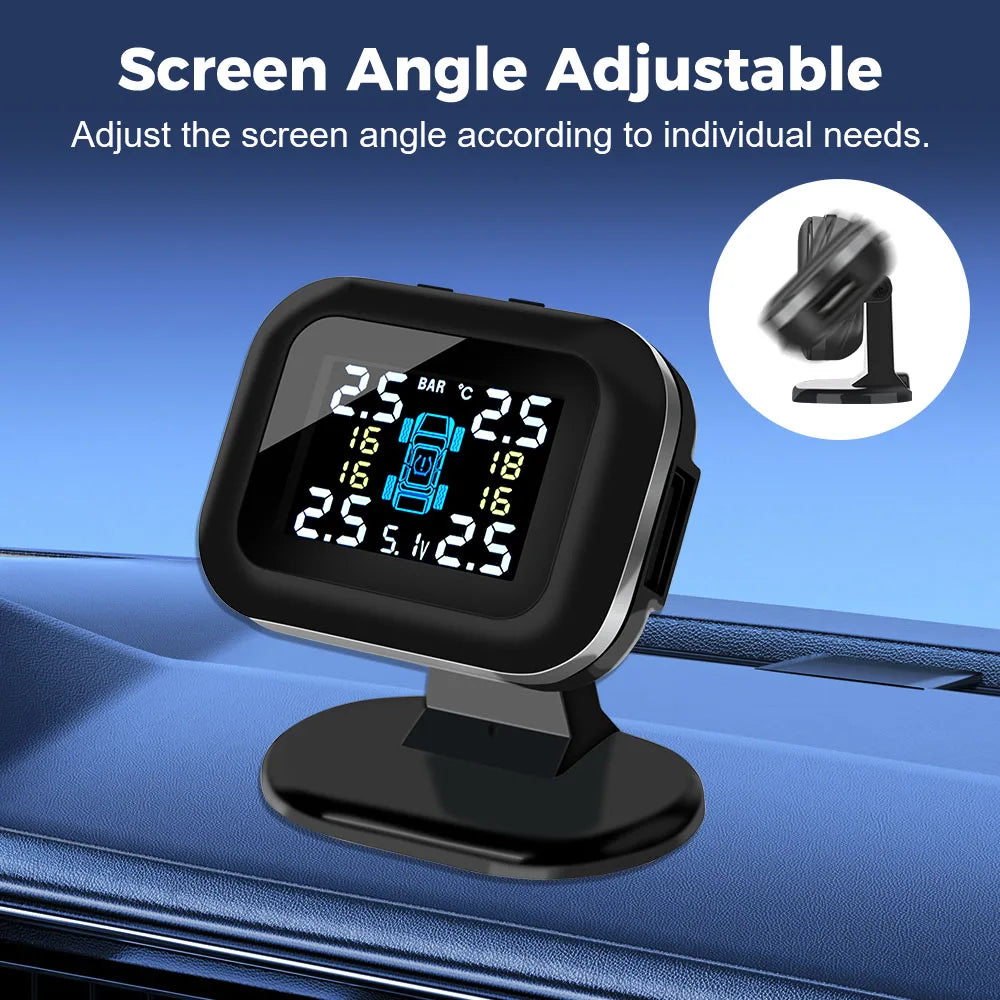 Auto Security Alarm Systems External Sensor Wireless Mini Car Tire