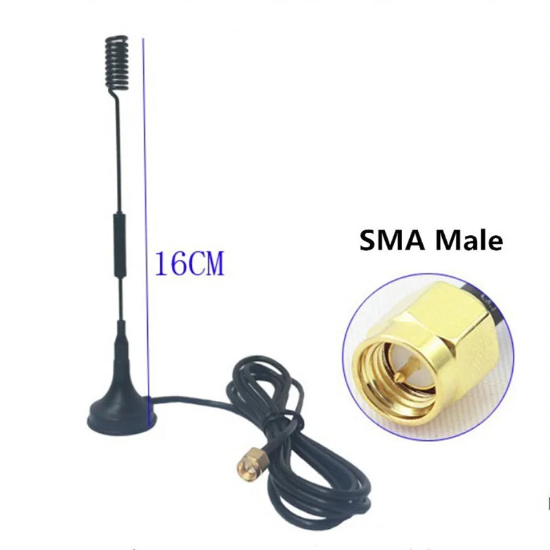 12 Dbi 433Mhz Antenna Half-wave Dipole SMA Male Magnetic Base Radio