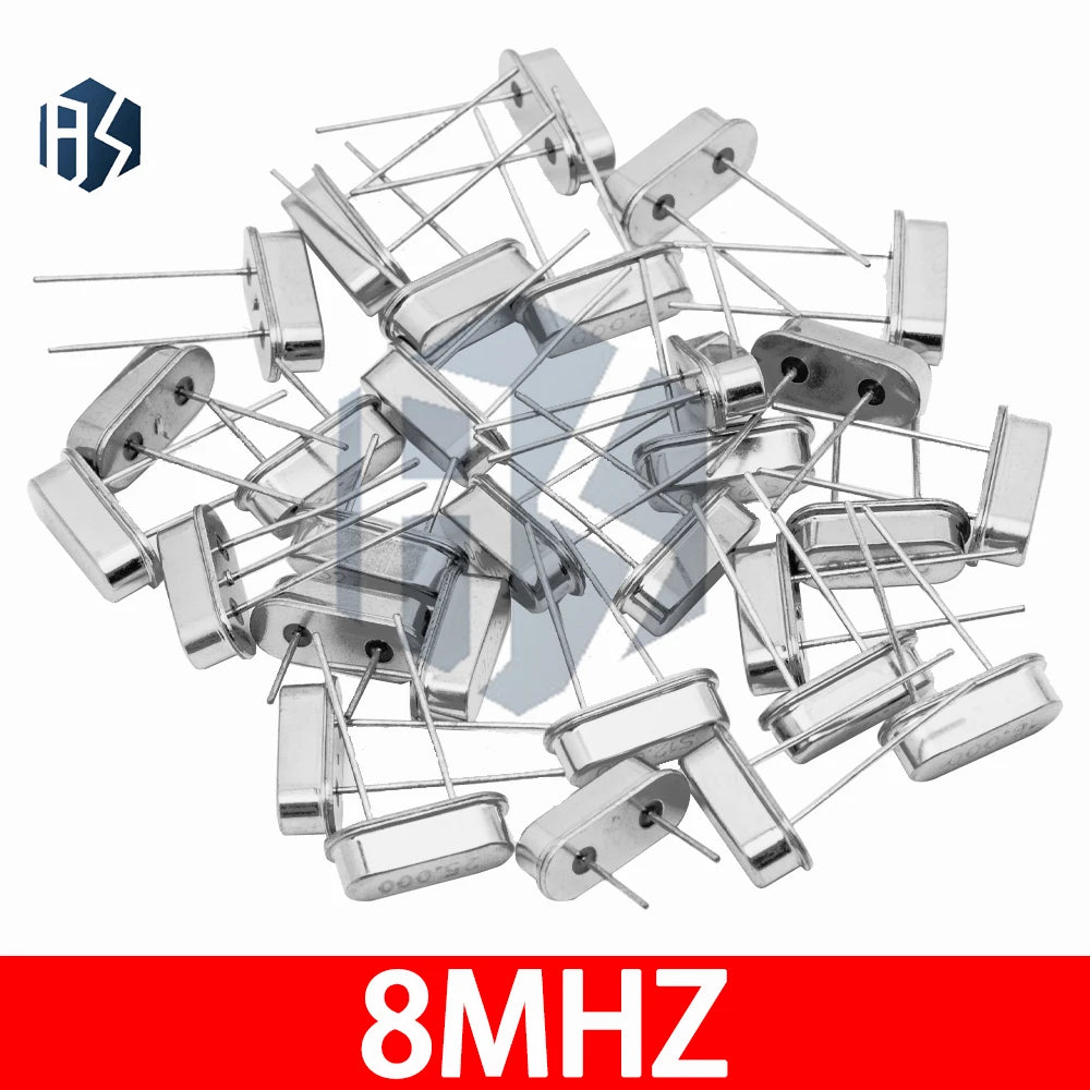 10 HC-49S Through Hole Quartz Crystal Resonator 32 768KHz 4MHz 25MHz Zpaxo