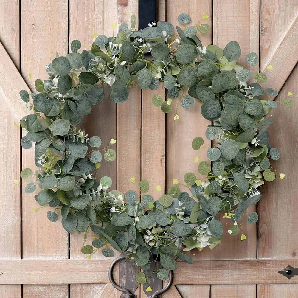 Artificial Eucalyptus Garland Fake Greenery Eucalyptus Leaves Vines for Wedding Arch Backdrop Party Table Wall Home Decor Zpaxo
