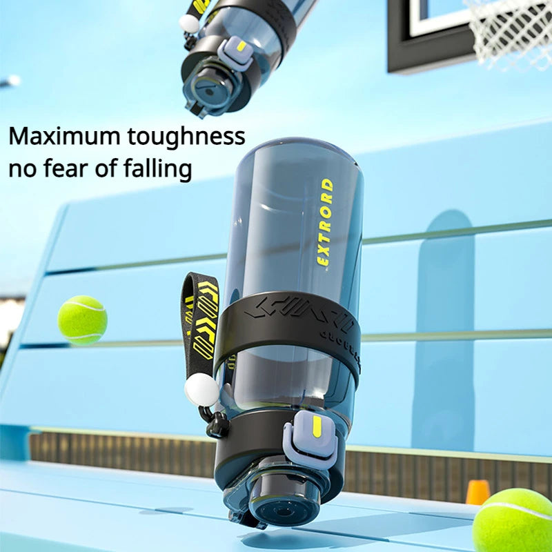 Large Capacity Sports Water Bottle Leakproof Anti-scald Plastic