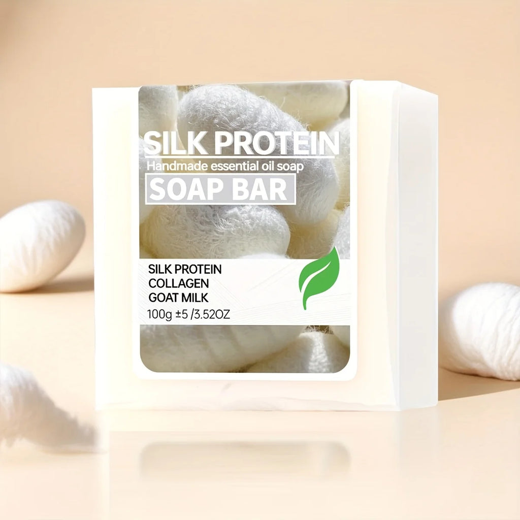Silk Protein Goat Milk Collagen Moisturizing Soap Bar – 2 Pack Moisturizing Soap Bar Zpaxo