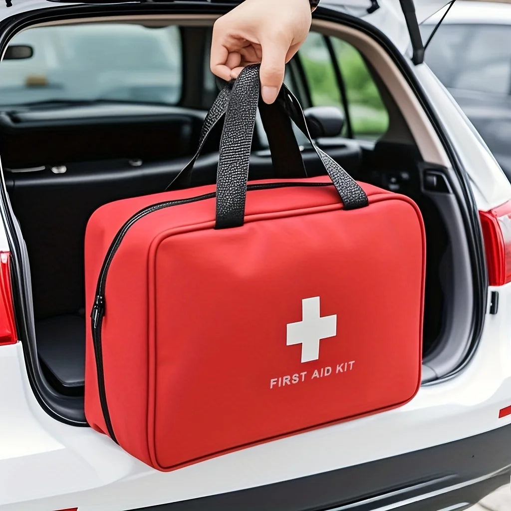 First Aid Kit Emergency Survival Bag Handbag Durable Trauma Bag Compact Rescue Tote Bag Portable Medicine Storage Bag Zpaxo