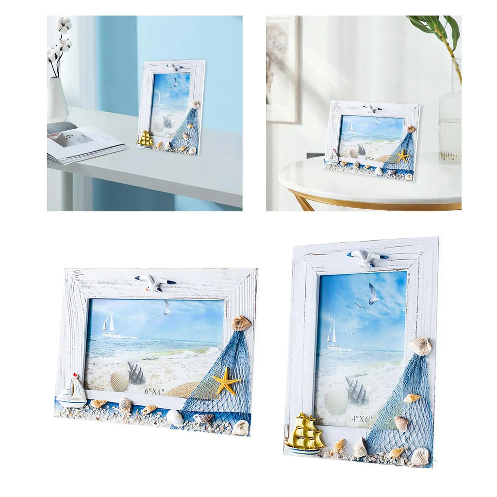 Photo Frame Shell Retro Ornaments Poster Picture Zpaxo
