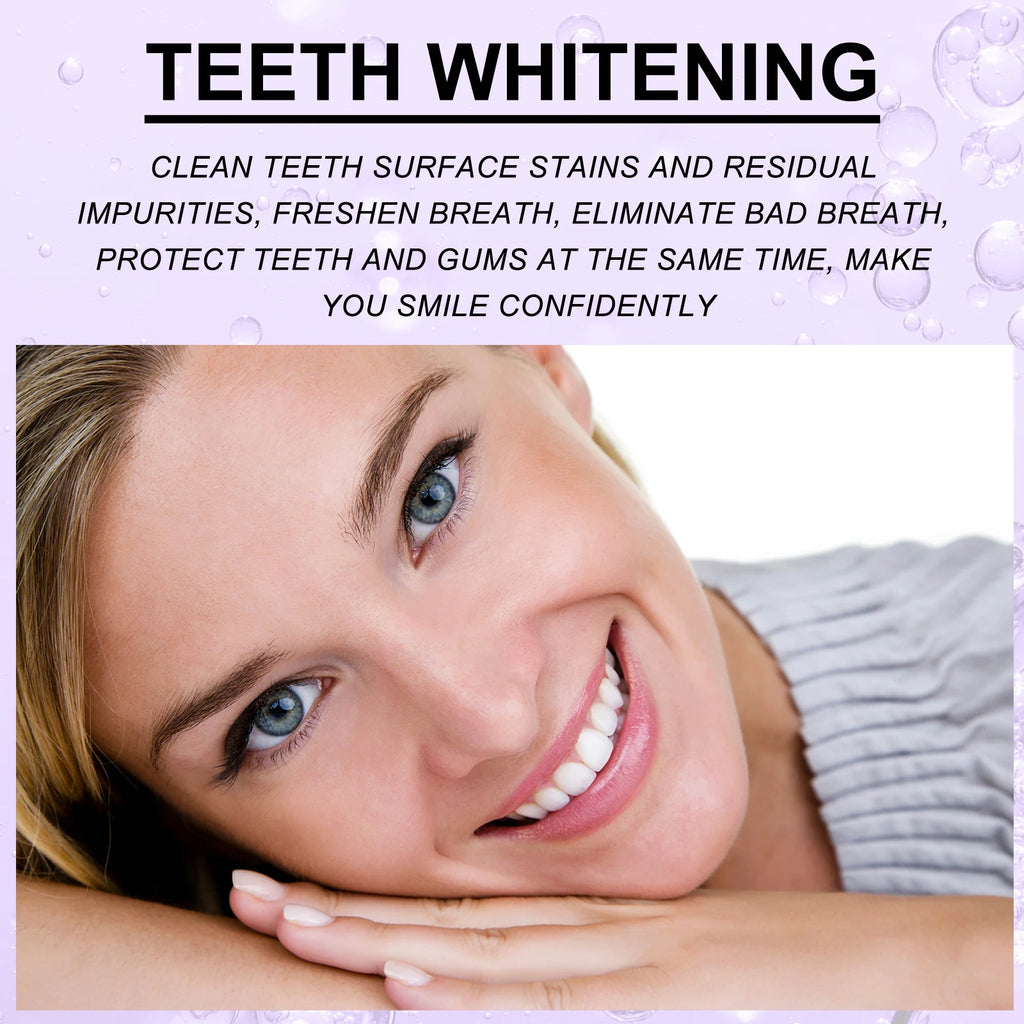 EELHOE Smiles Bright White Refining Serum Teeth Whitening Mousse Mild Ingredients Nano-Hydroxyapatite Xylitol Easy To Use 30ml Zpaxo