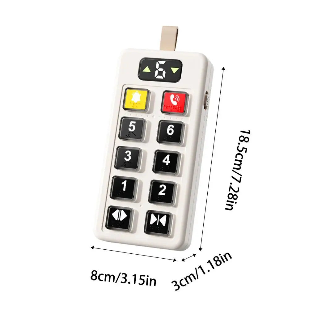 Elevator Toys For Kids Educational Button Sensory Board With Light Sound Numbers Elevator Activity Panel For Kids Boys Girls Zpaxo A China Mainland