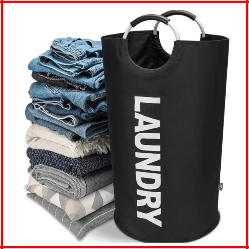 90L Foldable Laundry Basket – Large Waterproof Clothes Hamper Laundry Hamper Zpaxo