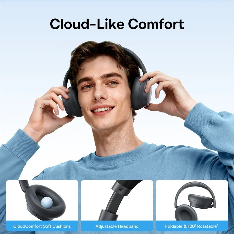 Baseus Bass BH1 NC Lite ANC Wireless Headphones 95 Noise Cancelling