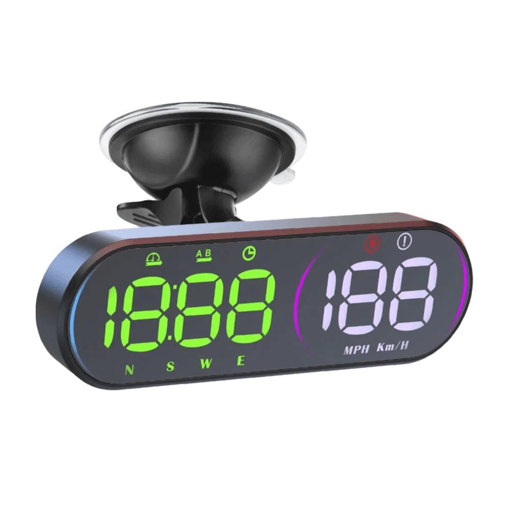 HUD Car Head Up Display Universal Plastic Digital Speedometer KMH MPH Zpaxo